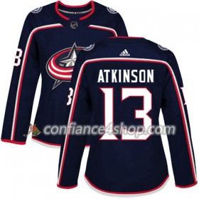 Adidas Maillot de Hockey Columbus Blue Jackets Cam Atkinson 13 2017-2018 Bleu Marine Authentic - Femme